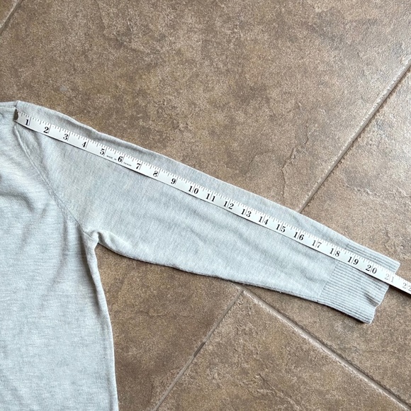 J. Crew Sweater - GUC Gray 3 Button on Shoulder - Picture 10 of 11